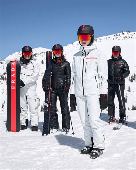 how much is a prada ski suit|Prada ski bag.